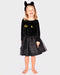 Den Goda Fen Verkleedkledij Black Cat Jurk met diadeem - 98-104cm - 2-4 jaar