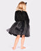 Den Goda Fen Verkleedkledij Black Cat Jurk met diadeem - 98-104cm - 2-4 jaar