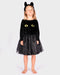 Den Goda Fen Verkleedkledij Black Cat Jurk met diadeem - 98-104cm - 2-4 jaar