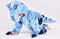 Den Goda Fen Verkleedkledij Dinosaur T-Rex Jumpsuit - 98-104cm - 3-4 jaar - Blauw