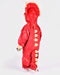 Den Goda Fen Verkleedkledij Dinosaurus Kostuum Triceratops - 110-116cm - 4-6 jaar - Rood