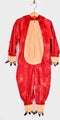Den Goda Fen Verkleedkledij Dinosaurus Kostuum Triceratops - 98-104cm - 3-4 jaar - Rood