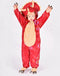 Den Goda Fen Verkleedkledij Dinosaurus Kostuum Triceratops - 98-104cm - 3-4 jaar - Rood