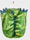 Den Goda Fen Verkleedkledij Dinosaurus - Mini cape met capuchon - 86-110cm - 1-4 jaar - Groen