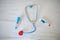 Den Goda Fen Verkleedkledij Dokter - Jas met accessoires - 110-116cm - 5-6 jaar - Multi