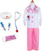 Den Goda Fen Verkleedkledij Dokter - Jas met accessoires - 110-116cm - 5-6 jaar - Multi