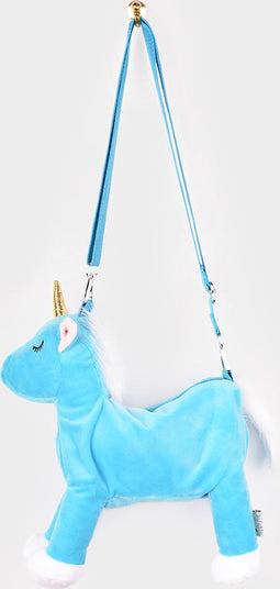 Den Goda Fen Verkleedkledij Eenhoorn Tas - Met schouderriem - Blauw