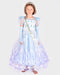 Den Goda Fen Verkleedkledij Frozen Prinses Jurk - 122-128cm - 6-8 jaar - Blauw