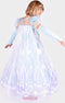 Den Goda Fen Verkleedkledij Frozen Prinses Jurk - 98-104cm - 3-4 jaar - Blauw