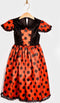 Den Goda Fen Verkleedkledij Lieveheersbeestje - Jurk, vleugels en hoofdband - 110-116cm - 4-6 jaar - Rood/Zwart