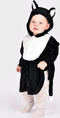 Den Goda Fen Verkleedkledij Mini Kat Cape - 86-110cm - 2-3 jaar - Zwart