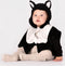 Den Goda Fen Verkleedkledij Mini Kat Cape - 86-110cm - 2-3 jaar - Zwart