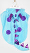 Den Goda Fen Verkleedkledij Monster - Mini cape met capuchon - 86-110cm - 1-4 jaar - Blauw