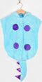 Den Goda Fen Verkleedkledij Monster - Mini cape met capuchon - 86-110cm - 1-4 jaar - Blauw