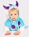 Den Goda Fen Verkleedkledij Monster - Mini cape met capuchon - 86-110cm - 1-4 jaar - Blauw