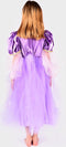 Den Goda Fen Verkleedkledij Rapunzel - Jurk met lange vlecht - 98-104cm - 2-4 jaar - Paars