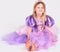 Den Goda Fen Verkleedkledij Rapunzel - Jurk met lange vlecht - 98-104cm - 2-4 jaar - Paars