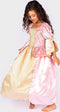 Den Goda Fen Verkleedkledij Royal Princess - Jurk - 122-128cm - 6-8 jaar - Roze