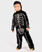 Den Goda Fen Verkleedkledij Skeleton Jumpsuit - 116cm - 5-6 jaar