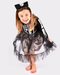 Den Goda Fen Verkleedkledij Skeleton Jurk - 110-116cm - 4-6 jaar