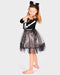 Den Goda Fen Verkleedkledij Skeleton Jurk - 110-116cm - 4-6 jaar