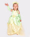 Den Goda Fen Verkleedkledij Thyra Prinses Jurk met diadeem - 110-116cm - 4-6 jaar - Groen