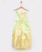 Den Goda Fen Verkleedkledij Thyra Prinses Jurk met diadeem - 110-116cm - 4-6 jaar - Groen