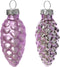Denappel glas d2.5h6 cm f.lila 12st