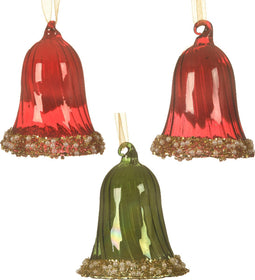 denappel glas d2.5h6 cm klila 12st kerst