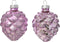 Denappel glas d5h7 cm fris lila 6st