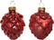 Denappel glas d5h7 cm kerstrood 6st