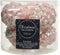 Denappel glas d5h7 cm poederroze 6st