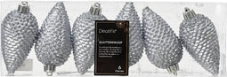 denappel kunststof d4h8 cm mblw 6st kerst