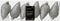 denappel kunststof d4h8 cm mgrs 6st kerst