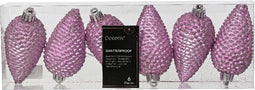 Denappel plastic d4.5h8 cm fris lila 6st