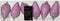 Denappel plastic d4.5h8 cm fris lila 6st