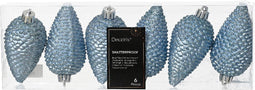 Denappel plastic d4.5h8 cm ijsblw 6st