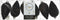 Denappel plc hang d5h8 cm zwart 6st