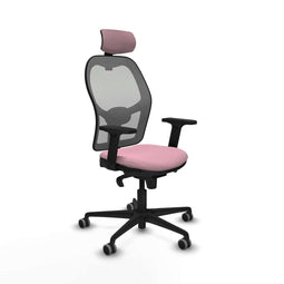 Piqueras y Crespo 2D036G2 - Bureaustoel - Verstelbare hoofdsteun en hoogte - Roze