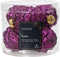 Dennenappel glas d5h7 cm vlt ass 6st kerst