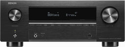 Denon AVC-X3800H AV Receiver met 9.4 kanalen, 8K Ultra HD, HEOS® Built-In, 3D-Audio Versterker, 180 Watt per kanaal en 6 HDMI-Ingangen- Zwart