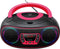 Denver Boombox TCL-212CBT - Roze