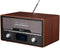Denver DAB Radio CD Speler - Retro Radio - Bluetooth - 20 voorkeuzezenders - DAB /FM / AUX - MDA525 - Darkwood