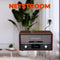 Denver DAB Radio CD Speler - Retro Radio - Bluetooth - 20 voorkeuzezenders - DAB /FM / AUX - MDA525 - Darkwood