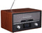 Denver DAB Radio CD Speler - Retro Radio - Bluetooth - 20 voorkeuzezenders - DAB /FM / AUX - MDA525 - Darkwood