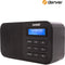 Denver DAB Radio - Keukenradio - Draagbare Radio - Batterijen & Netstroom - DAB42 - Zwart