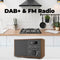 Denver DAB Radio - Noodradio / Noodpakket - Batterijen & Netstroom - Keukenradio - Draagbare Radio - DAB46 - Darkgrey