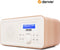 Denver DAB Radio - Retro Radio - Keukenradio - Draagbare radio - Batterijen & Netstroom - DAB30 - Lightwood