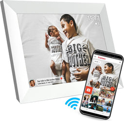 Denver Digitale Fotolijst 10.1 inch - HD - Frameo App - Fotokader - WiFi - 16GB - IPS Touchscreen - PFF1026W