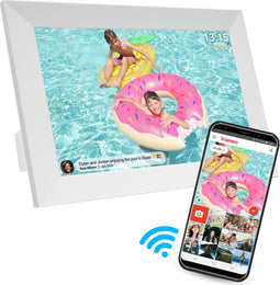 Denver Digitale Fotolijst 10.1 inch - HD - Frameo App - Fotokader - WiFi - IPS Touchscreen - 16GB - PFF1024W